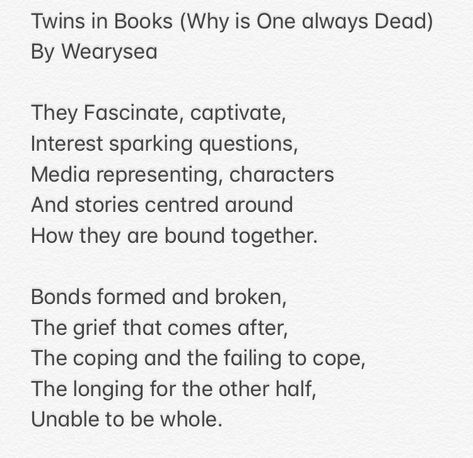 A Poem, Fails, Twins, Poetry, Social Media, Media, Books, Quick Saves