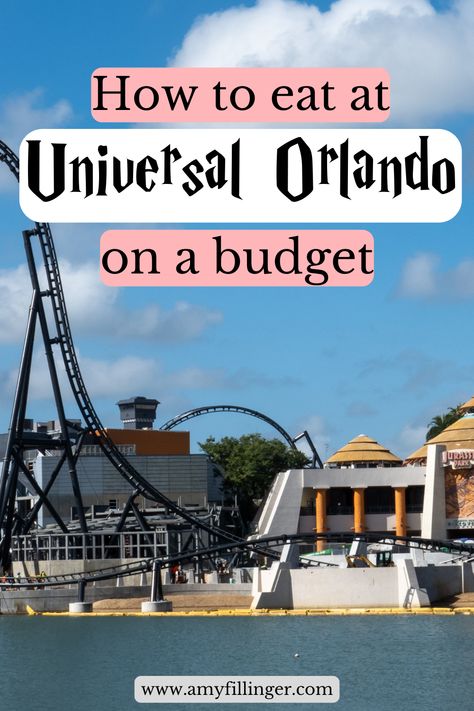 How to save money on food at Universal Orlando. If you're planning a Universal Orlando vacation, here's how to eat at Universal on a budget. These tips for saving money on food at Universal Studios will help you save money on a Universal vacation! #universalvacation #universalorlando #universalstudios #universalstudiostips #universalorlandohacks Universal Florida, Honeymoon Travel Agent, Universal Studios Orlando Trip, Save Money On Food, Universal Resorts, Cabana Bay, Orlando Trip, Universal Vacation, Tips For Saving Money