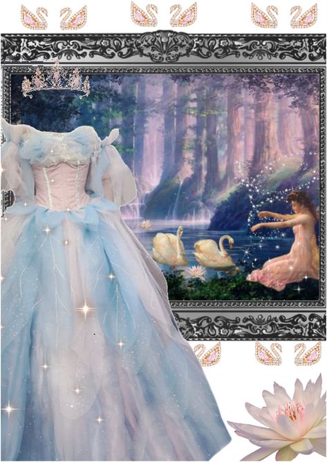 Swan Lake Outfit, Barbie Swan Lake, Lake Outfit, Barbie Outfits, Swan Lake, Outfit Shoplook, Barbie Clothes, Gowns Dresses, Art Inspiration