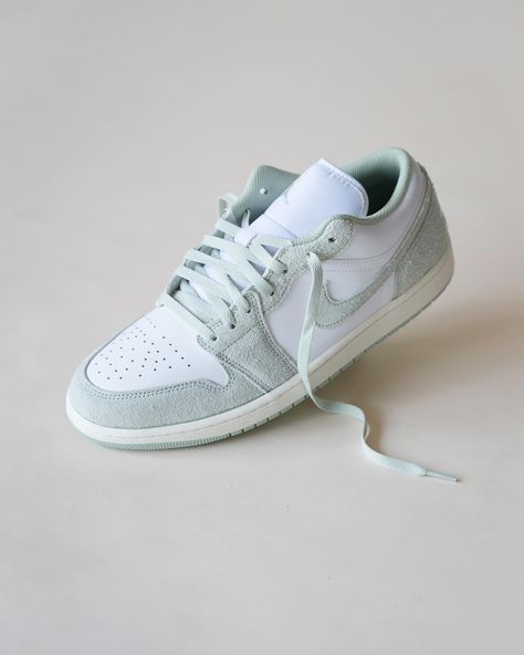 Nike Air Jordan 1 Retro Low SE #Seafoam available now in men’s and (GS) sizes at both locations & online via Solefly.com $125 USD Nike Air Jordan 1 Retro, Nike Air Jordan 1, Air Jordan 1 Retro, Jordan 1 Retro, Air Jordan 1, Nike Air Jordan, Jordan 1, Air Jordan, Air Jordans