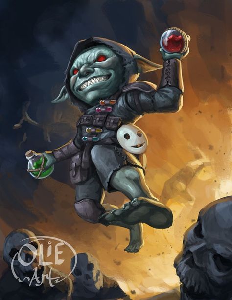 Goblin Alchemist, Orc Warrior, Goblin Art, Dungeons And Dragons Art, Goblin King, Heroic Fantasy, Fantasy Races, D&d Dungeons And Dragons, Dungeons And Dragons Homebrew