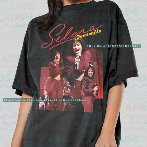 Selena Quintanilla Shirt, Selena Quintanilla, Color Shirt, Girls Tshirts, Vintage 90s, Graphic Sweatshirt, Fashion Outfits, My Style, Mens Graphic Tshirt