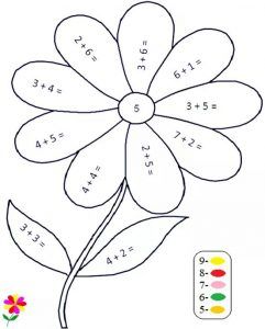 flower-addition-color-by-number Addition Coloring Worksheet, Coloring Worksheets For Kindergarten, Math Coloring Worksheets, Addition Kindergarten, Coloring Worksheets, 1st Grade Math Worksheets, Multiplication Worksheets, 2nd Grade Worksheets, Addition Worksheets