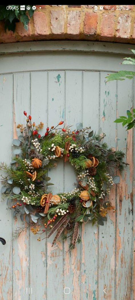 Cottage Christmas Wreath, Natural Christmas Wreath, Natural Chrismas Wreath, Christmas Wreath Dried Flowers, Herbal Advent Wreath, Dried Floral Christmas Wreaths, Autumn Wild Flower Wreaths, Natural Christmas Wreaths, Homemade Christmas Wreaths