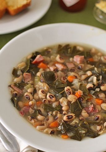 Collard Green Soup, Black Eyed Pea Soup, Beans And Greens, Black Eyed Peas Recipe, Collard Green, Black Eyed Pea, Green Soup, Pea Recipes, Pea Soup