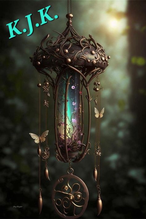 Fantasy Lantern Art, Light Magic Fantasy Art, Fantasy Lantern, Suncatcher Diy, Lantern Art, Fantasy Furniture, Magic Lantern, Altered Art Projects, Iphone Wallpaper Hd Nature