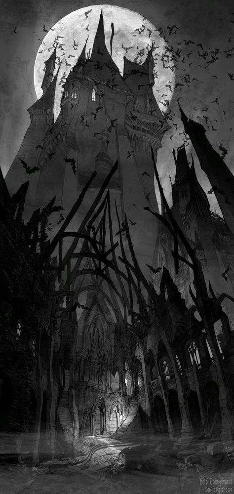 Dracula Castle, Dark Castle, Albrecht Durer, Hotel Transylvania, 다크 판타지, Gothic Horror, Fantasy Places, Arte Fantasy, Visual Development