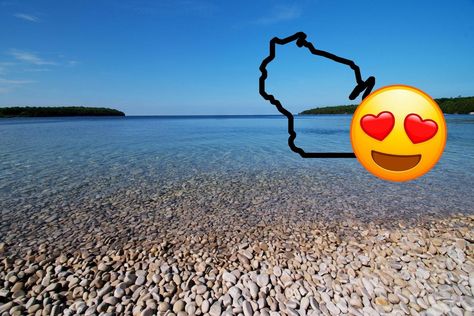 Beautiful Beach in Wisconsin has the Clearest Water in the US Event Guide, Door County, Weekend Fun, Summer Events, Twin Cities, Lake Michigan, Beach Fun, Water Park, Clear Water