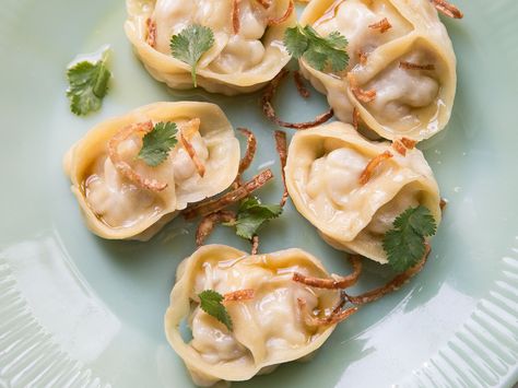 The food stylist and former Ottolenghi chef shares Ukraine's adaptation of a traditional Turkish dumpling. Soba Recipes, Spaetzle Recipes, Olia Hercules, Steamed Pork Dumplings, Saveur Recipes, Steamed Pork, Heritage Recipes, Holiday Party Appetizers, Best Dumplings