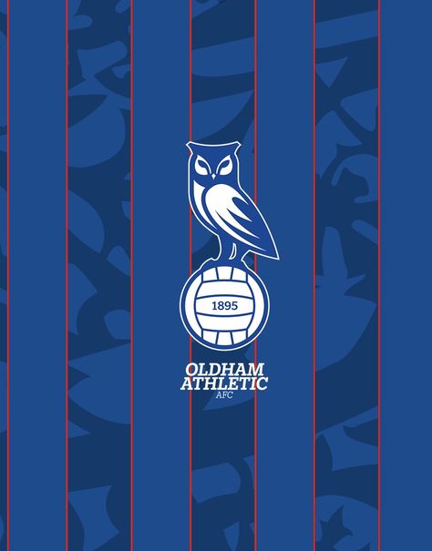 Oldham Athletic wallpaper. Logo Design Football, Soccer Logo Design, Athletic Wallpaper, Oldham Athletic, Soccer Logo, Soccer, Logo Design, Football, Design