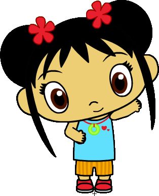 Kai-lan ❤ Asian Cartoon Characters, Ni Hao Kai Lan, Kai Lan, Green Cartoon, Art Random, Circus Characters, Childhood Characters, Drawing Things, Nick Jr