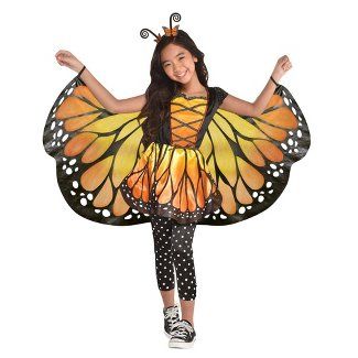 Monarch Costume, Butterfly Fancy Dress, Monarch Butterfly Costume, Butterfly Halloween Costume, Butterfly Outfit, Butterfly Halloween, Party City Costumes, Butterfly Costume, Butterfly Print Dress