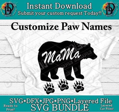 MaMa Bear SVG, bear Cubs svg, Mom svg, Baby Bear,  Mom life, Cut File Digital file,T shirt Mom Life svg, Mommy svg, Mama Mom svg silhouette Mama Bear Svg, Kids Christmas Dress, Bear Svg, Mom Life Svg, Appreciation Quotes, Baby Svg, Bear Paws, Bear Cubs, Christmas Drawing