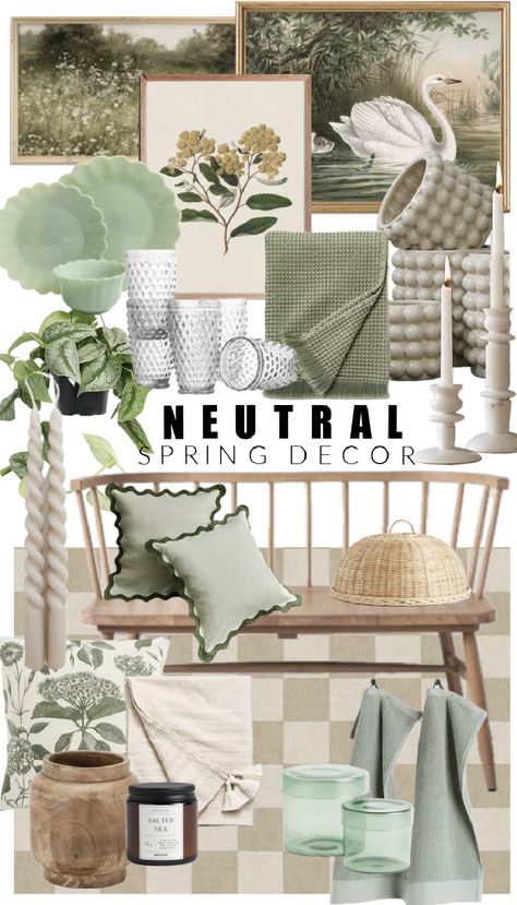 Spruce up your home for spring with these neutral decor favorites! #spring #springdecor #springdecorating #springinspiration Neutral Spring Decor, Hallway Inspiration, Transforming Furniture, Decorating Advice, Budget Home Decorating, Counter Decor, Spruce Up Your Home, Friday Favorites, Future Apartment