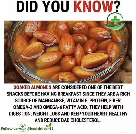 Soaked Almonds, Almond Benefits, Healthy Facts, Food Health Benefits, About Plants, Healthy Herbs, Home Health Remedies, Healthy Food Motivation, Food Info