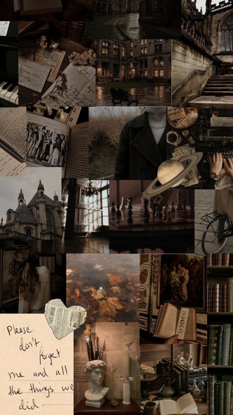 Dark Academia Aesthetic Moodboard, Acedima Aesthetic, Academia Posters, Dark Academia Collage, Academia Collage, Dark Academia Posters, Academia Aesthetics, Chaotic Academia, Aesthetic Moodboard