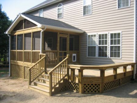 back screened in deck ideas - Bing Images Screened In Porch Diy, Back Porch Designs, Screened Porch Designs, Screened In Deck, Building A Porch, Patio Deck Designs, Enclosed Porches, Deck Designs Backyard, Screen Porch