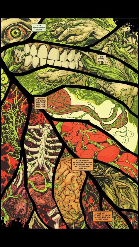 Alan Moore, Swamp Thing, Comic Layout, Graphic Novel Art, Arte Inspo, Ap Art, Arte Horror, Sketchbook Art Inspiration, Art Block