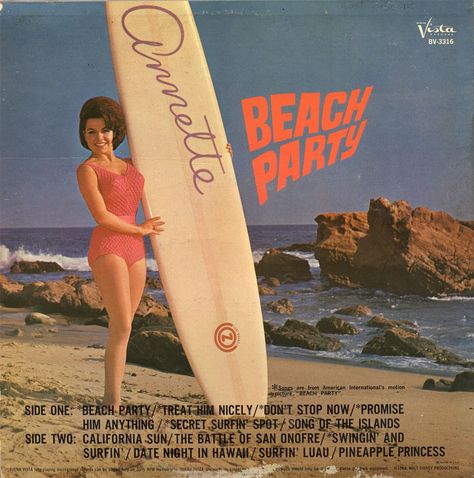 Annette Beach Party Blue Ballroom, Beach Blanket Bingo, Happy Feeling, Annette Funicello, Promise Me, Muscle Beach, Swinging Sixties, Feeling Better, Bossa Nova