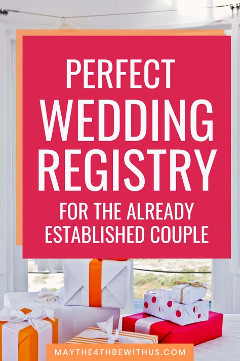 Wedding Registry Ideas Alternative, Bridal Shower For Couples Already Living Together, Bridal Shower Registry List, Bridal Shower Gift Registry Ideas, Wedding Shower Registry List, Fun Wedding Registry Ideas, Wedding Registry For Established Couple, Wedding Registry Ideas For Couples Who Live Together, Gift Registry Ideas Wedding