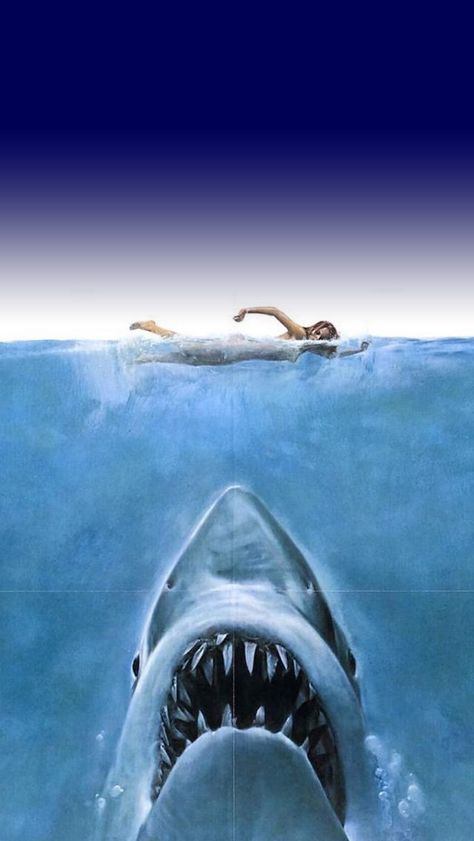 Jaws Wallpaper, Jaws Film, Random Funny Memes, Jaws Movie, Shark Jaws, Iphone 5 Wallpaper, Childhood Memories 70s, Tv Icon, Apex Predator