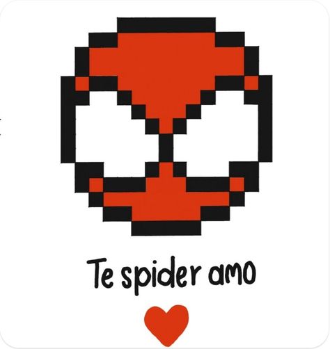 Spiderman Note It, Spiderman Amor, Spiderman Love, Spiderman Pixel Art, Love Notes For Him, Spiderman Black Cat, Spiderman Gifts, Hello Kitty Printables, Spiderman Theme