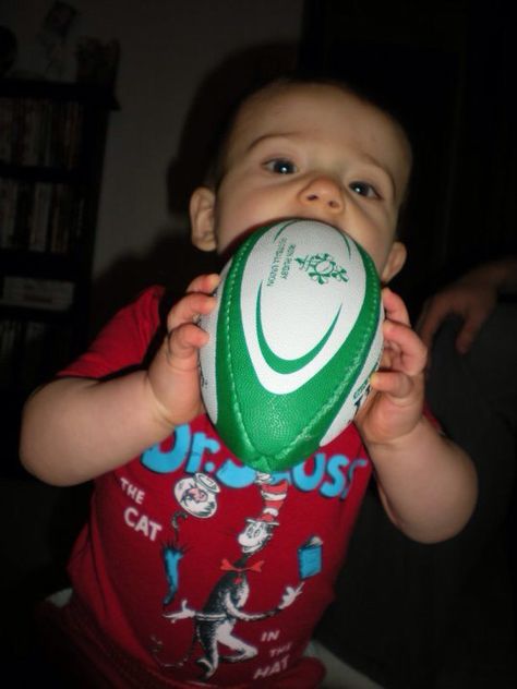 Parker and his Rugby ball! Rugby Baby, Rugby Kids, Rugby Boys, Rugby Ball, Rugby Men, Photo Insta, Island Girl, Baby Fever, Dream Life