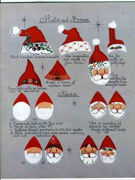 Santa Worksheet, Onestroke Paintings, Drawing Santa, Painting Santa, Advent Calendar Diy, Santa Faces, Santa Paintings, Painting Books, Donna Dewberry