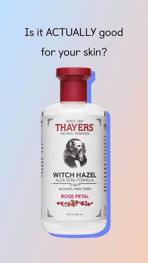 There are many skin benefits of witch hazel, but it’s not for everyone. Here, we detail the skin types and concerns the ingredient is best suited for. Witch Hazel Uses Skin Care Facial Toner, Witch Hazel Skin Benefits, Benefits Of Witch Hazel On Face, Witchhazel Skincare Diy, Witch Hazel Uses Skin Care, Witch Hazel For Acne, Facial Toner Benefits, Witch Hazel Benefits, What Is Witch Hazel