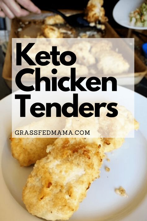 Keto Chicken Shake & Bake Copy Cat Recipe - Grassfed Mama Chicken Shake And Bake, Low Carb Fried Chicken, Keto Chicken Tenders, Best Low Carb Bread, Keto Fried Chicken, Breaded Chicken Tenders, Air Fryer Chicken Tenders, Tasty Lunch, Shake N Bake