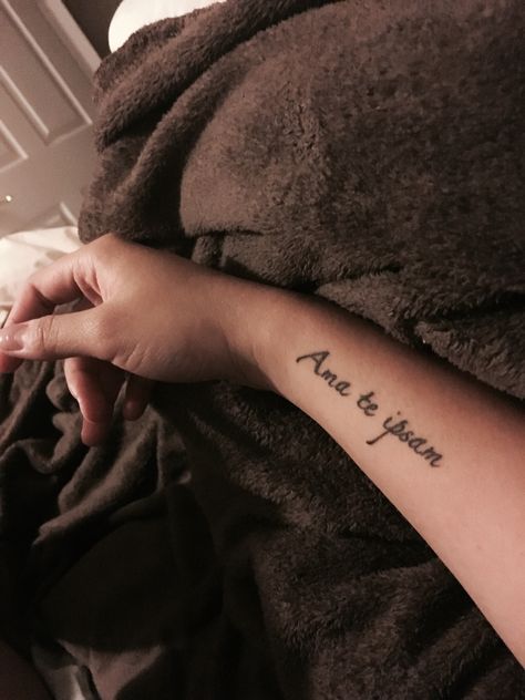 "Love yourself" in Latin #tattoo #love Latin Words Tattoo For Women, Tatoos In Latin, Latin Sayings Tattoos, Love Conquers All Tattoo Latin, Love Yourself Cursive Tattoo, Tattoos That Mean Something, Spanish Tattoos, Love Quote Tattoos, Latin Tattoo