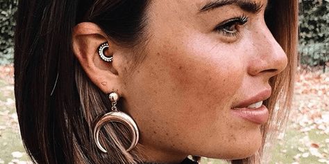 Maria Tash's guide to daith piercing in Dubai – Emirates Woman Dubai Emirates, Daith Piercing Jewelry, Maria Tash, Ear Parts, Piercing Ring, Daith Piercing, Ear Candy, Helix Piercing, Cartilage Piercing