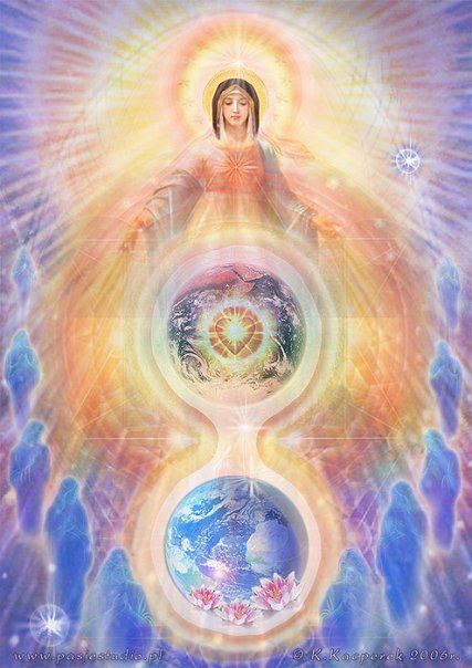 Divine Mother ~ Amorea Dreamseed Prayer For Mothers, Art Visionnaire, Healing Light, Esoteric Art, Ascended Masters, Spiritual Artwork, Divine Mother, Sacred Feminine, Mother Goddess