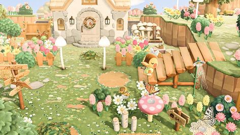 Mushroom Nightlight, Pink Island, Forest Core, Mushroom Fairy, Taking A Walk, Animal Crossing Villagers, Animal Crossing Pocket Camp, New Animal Crossing, Animal Crossing Game