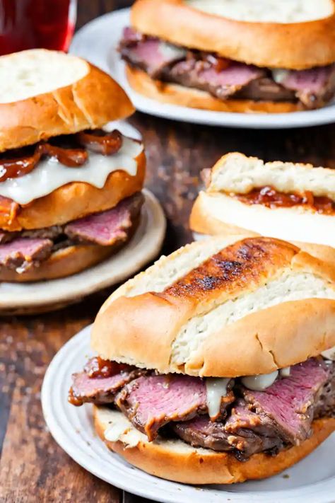 How to Make Prime Rib Sandwiches Recipe

Ingredients

- 1 pound cooked prime rib, thinly sliced
- 4 large hoagie rolls
- 1/2 cup horseradish sauce
- 1 cup arugula or spinach leaves
- 1/2 cup sliced provolone cheese
- Salt and pepper, to taste
- Optional: au jus for dipping 

Full Cooking Instructions on... Prime Rib Dip Sandwich, Prime Rib Sandwich Recipe, Prime Rib Sandwich French Dip, Prime Rib Sandwiches, Prime Rib Sliders Recipes, Prime Rib Sliders, Rib Sandwich Recipe, Reheating Prime Rib, Prime Rib Au Jus