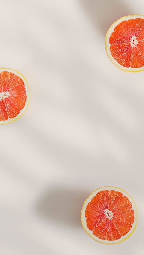 Grapefruit Wallpaper, Food Background Wallpapers, Story Wallpaper, Food Flatlay, Fruit Nutrition, Wallpaper Minimal, Nutrition Branding, Fruit Photography, Food Graphic Design