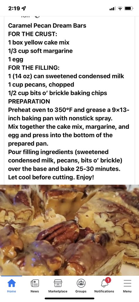 Caramel Pecan Dream Bars Recipe, Caramel Pecan Dream Bars 12 Tomatoes, Reunion Desserts, Caramel Pecan Dream Bars, Pecan Dream Bars, Pan Bars, Desert Bars, Old Fashioned Rice Pudding, Awesome Desserts