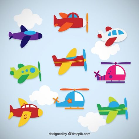 More than a million free vectors, PSD, photos and free icons. Exclusive freebies and all graphic resources that you need for your projects Air Transport Decoration, Airplane Cutout, Aeroplane Topper Printable, Airplane Illustration Graphics, Airplane Vector, Airplane Collection, Planes Birthday Party, Cartoon Airplane, Airplane Drawing