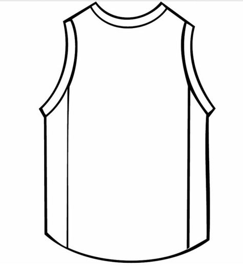 Basketball jersey Color Pages for Children or Face painting idea. Jersey Craft Preschool, Basketball Crafts Preschool, Basketball Crafts For Kids, Basketball Jersey Template, Sports Jersey Template, Sports Vbs, Basketball Crafts, Lifeway Vbs, Sports Theme Classroom