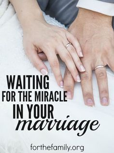 Are you waiting for a miracle in your marriage? For your spouse to change, for your circumstances to improve, for God to intervene? Here's how to wait well. Restore Marriage, Waiting For A Miracle, Couples Devotionals, Unveiled Wife, Quotes Crush, Marriage Restoration, Marriage Retreats, Marriage Advice Quotes, Broken Marriage