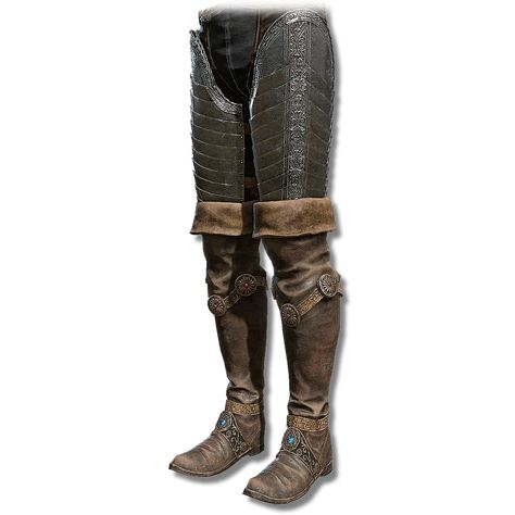 Leather Greaves, Boot Tree, Female Knight, Leather Armor, Knight Armor, Elden Ring, Dark Horse Comics, Leather Trousers, Blue And Silver