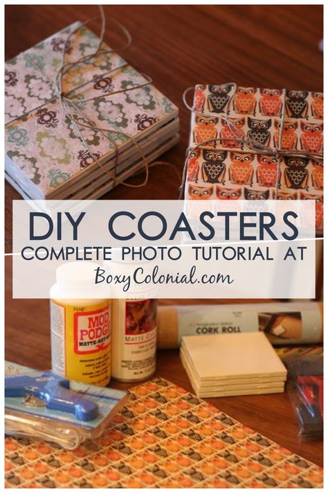 Making Coasters, Diy Gifts For Christmas, Make Coasters, Homemade Holiday Gifts, How To Make Coasters, Wine Bottle Diy Crafts, Wine Bottle Diy, Homemade Holiday, Diy Coasters