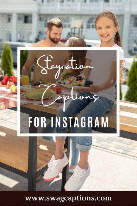 A staycation is the perfect way to relax and have some fun without having to travel. These captions and quotes will help you capture all the fun of your staycation on Instagram. Have a blast! #staycationcaptions #staycationquotes #staycation#travel #vacation #holiday #travelgram #hotel #nature #summer #airbnb #wanderlust #love #beach #instagood #relax #getaway #adventure #photography #travelphotography #instatravel #explore #family #photooftheday #travelblogger #luxury #staysafe #weekend Airbnb Instagram Captions, Hotel Staycation Quotes, Quick Getaway Caption, Staycation Captions For Instagram, Airbnb Quotes, Weekend Getaway Quotes, Getaway Quotes, Staycation Quotes, Instagram Captions Family