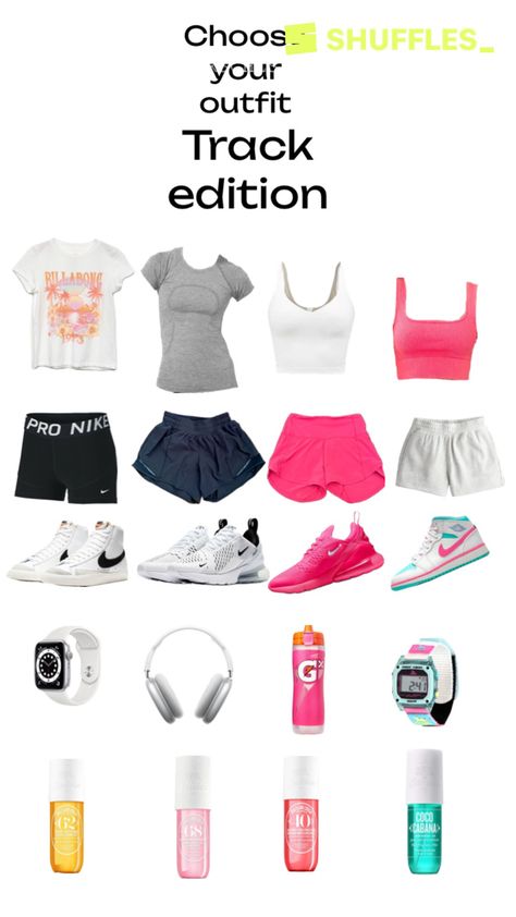 Track Bag, Running Workout Plan, Cute Running Outfit, Track Running Shoes, Track Outfits, Choose Your Outfit, Nike Track And Field, Lulu Outfits, Athletics Track