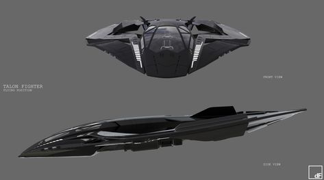 Royal Talon Fighter, Flying Ship, Aerospace Design, Space Fighter, The Fighter, Starship Concept, Black Panther Art, Technical Drawings, Language Art