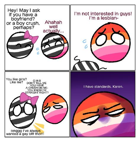 Pride Balls Comics, Pride Balls, Overnight Hair Mask, Overnight Hair, Pride Stuff, Lgbtq Quotes, Lgbt Humor, Lgbt Memes, Bisexual Flag