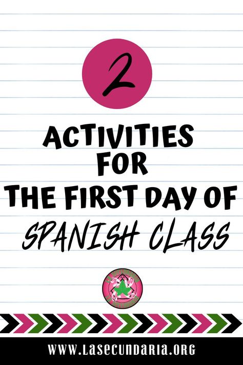 Classroom Commands, Spanish Classroom Activities, Spanish Curriculum, Homeschool Spanish, Middle School Spanish, First Day Activities, Spanish Lesson Plans, First Day Of School Activities, Speaking Activities