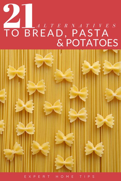 Healthy Pasta Substitute, Pasta Substitutions, Bread Substitutions, Alternatives To Bread, Potato Alternative, Substitute For Bread, Healthy Pasta Alternatives, Bread Alternative, Potato Substitute