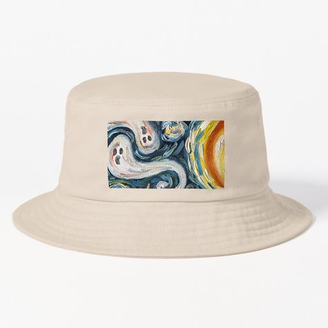 Get my art printed on awesome products. Support me at Redbubble #RBandME: https://www.redbubble.com/i/bucket-hat/Spooky-Night-Halloween-Spooky-Scary-Canva-Drawing-Painting-Van-Gogh-style-by-InfintyBoo/154287386.51XZU?asc=u Bucket Hat Sketch, Bucket Hat Character, Painted Bucket Hat, Bucket Hat Painting, Goth Bucket Hat, Style Bucket Hat, Van Gogh Style, Spooky Night, Painted Vans