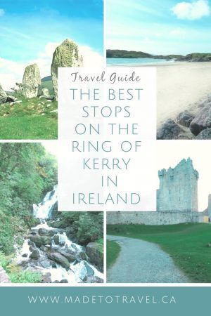 Ireland Travel Guide: The Best Stops on The Ring of Kerry including The Gap of Dunloe, Ross Castle, Skellig Micheal, Derrynane Beach, Torc Waterfall, Stone Forts, Kenmare, Valentia Island and more! You don`t want to miss these stops of your road trip through Ireland! #ireland #ringofkerry #travelireland Kenmare Ireland, Medieval Ruins, Gap Of Dunloe, Backpacking Ireland, Driving In Ireland, Ross Castle, Ireland Travel Guide, Ireland Trip, County Kerry